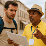 the traveler hired the wrong tour guide