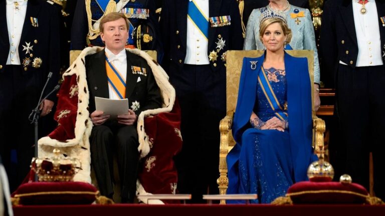 The king of the Netherlands