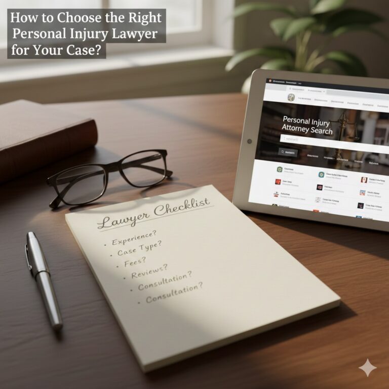 How to Choose the Right Personal Injury Lawyer for Your Case?
