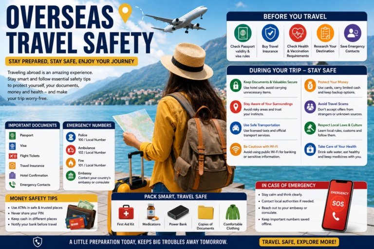 overseas travel safety​